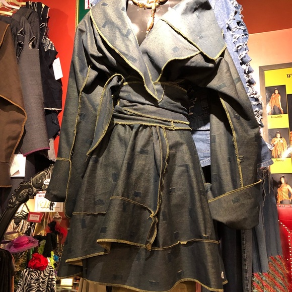 Denim Wrap Jacket